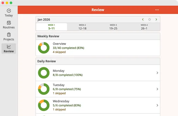 Screenshot of Homemaking App review page on macOS