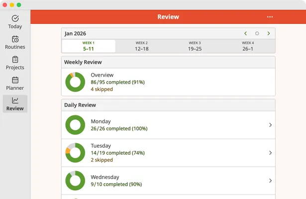 Screenshot of Homemaking App review page on macOS